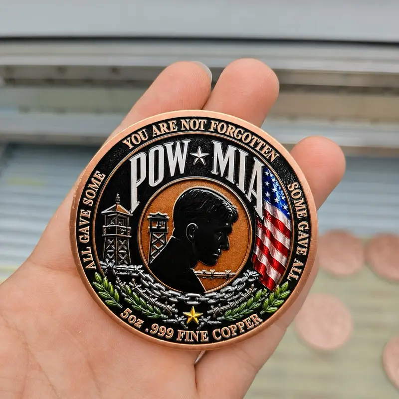 POW MIA 5 oz Copper Round