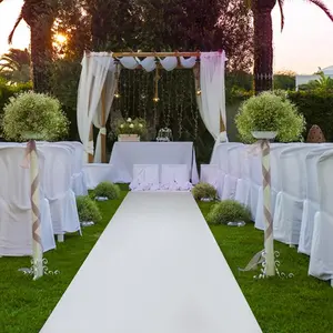 3.3×33 ft Double Sided Silver Mirror Aisle Runner Decorative Carpet Runner Rug for Indoor Outdoor Wedding Ceremony Graduation Party