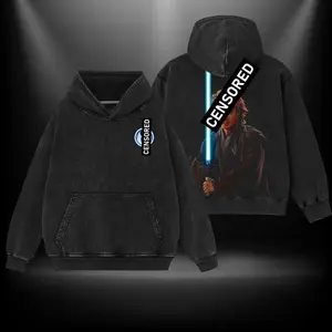 Anakin Sith Lord and The chosen one Dark and Light Double Printed Wars Oversize Hoodie Tshirt Acid Washed Tee TV Show Graphic Top Cotton Gift T-Shirt For Comic Lover, Gift T-Shirt For Movie Lover Men's Regular Fit Floral Print Tee streetwear