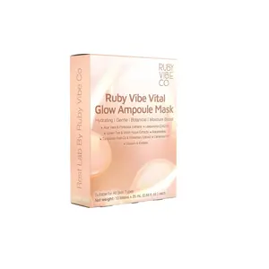 Ruby Vibe Vital Glow Ampoule Mask - 1 Masks