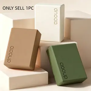 High Elasticity Eva Yoga Brick, 60 Degree Shore Hardness, Non-Slip, Waterproof, Pilates Fitness Aid, Ideal Gift for Holidays