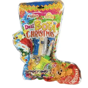 Deli Bota Christmas Botas de Navidad con Dulces Festive Snack Mix for Holiday Celebrations - 1 piece
