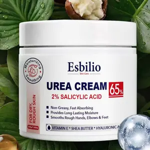 200g 65% Urea Cream  - Foot & Hand Cream For Long-Lasting Moisture, Softens & Smooths Dry, Cracked Skin on Heels, Knees & Elbows, with Salicylic Acid, Shea Butter & Hyaluronic Acid, Non-Greasy Body Care Cream for All Skin Types
