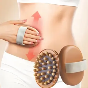 Full Body Acupuncture Massage Brush, Soft Bristle Comfortable Dry Brushing, Home Shower Spa Use Relaxation Aid, Home Spa Equipment, Circulation Relaxation Skin Care Tool