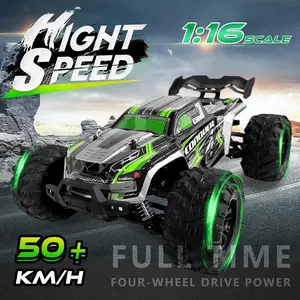 VISAS RC Off-Road Car S140,38 KM/H 1:16 4WD High Speed ​​Remote Control Drift Car with LED Headlights,Toy Gift for Adult Kids Rechargeable