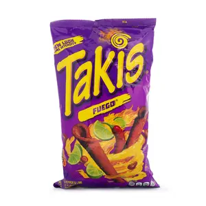 Takis Fuego Rolled Tortilla Chips, Fiery Chili Pepper Lime Flavor, 9.9 oz