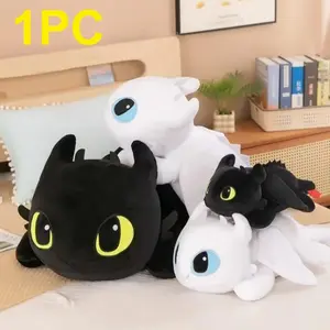 Dragon Plush Body Pillow Large Cute Cartoon Stuffed Cushion Soft Decorative Body Pillow Anime Sleeping Back Cushion Gift Extra Soft Fluffy