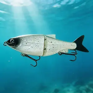 Flow Glider 130 Fishing Lure, Bass Fishing Swimbait, Natural Swimming Action, Realistic Fish Behavior, Effective Fishing Gear