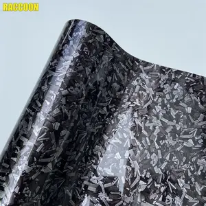 New 2026 Glossy Silver Forged Carbon Vinyl Car Wrapping Foil Film Wrap Decal Motorcycle Stickers car decor accessories