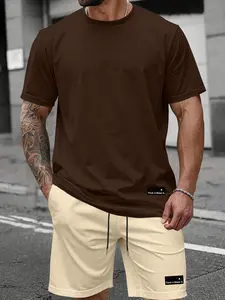 2026 New Men's Summer Sports Set | Loose Breathable Tee & Shorts, 5-Way Versatile Styling, Perfect for Fitness, Vacation, Daily & Street Looks