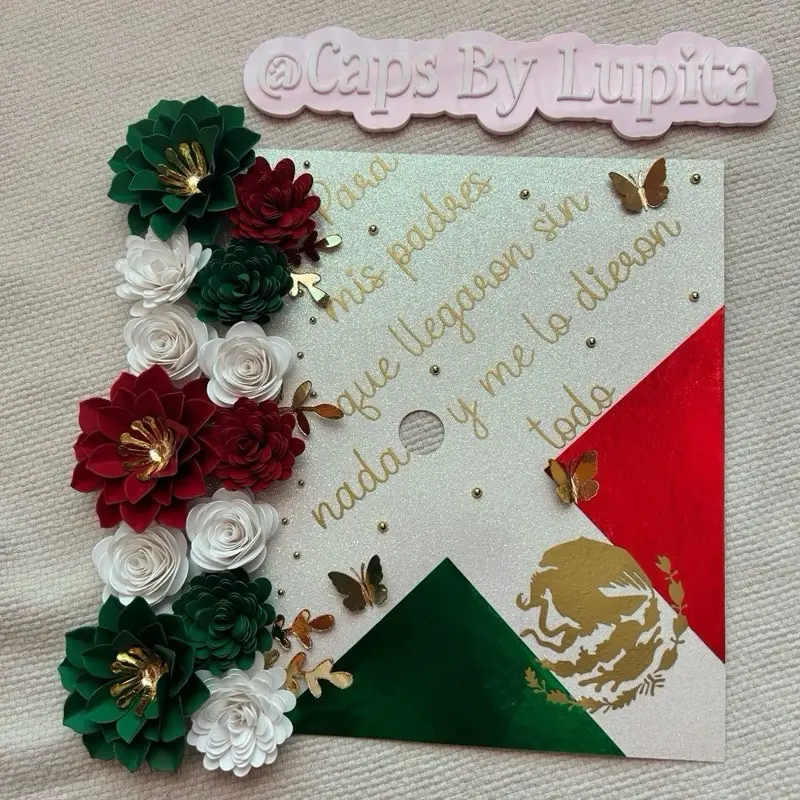 Tri-Color Graduation Topper