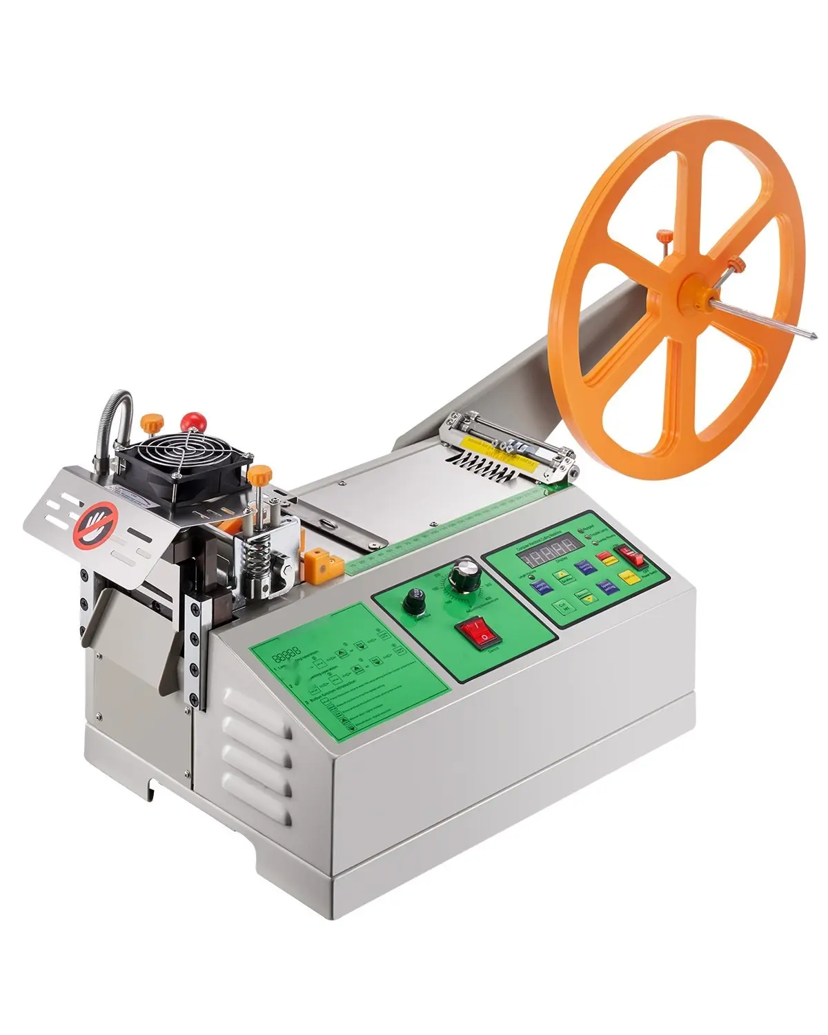 Automatic Webbing Cutting Machine With Hot And Cold Ribbon Cutter, Webbing Trimmer With Adjustable Temperature Range, Digital Controller, Durable Steel Blade, Suitable For Straps, Nylon, Polyester And Polypropylene Webbing