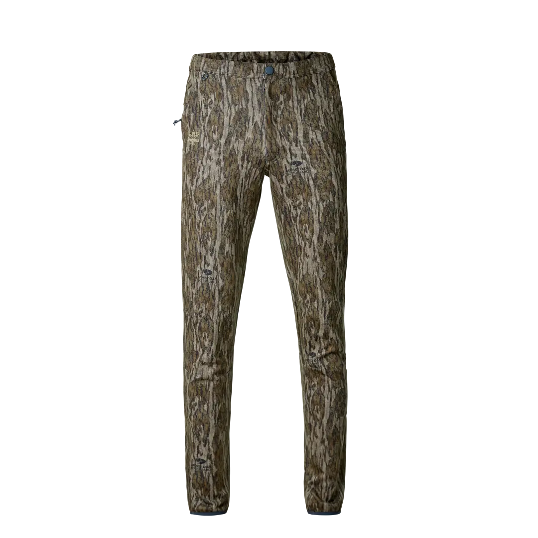 Outbound Wader-Jogger Pants in Mossy Oak Bottomland All Seasons Durable Polyester Microfleece Lycra Binding Secure Fit with Drawstring Closure