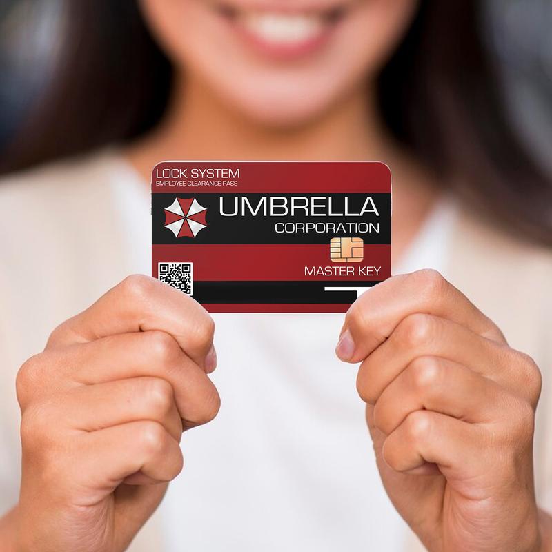 Umbrella Corporation Bioweapons Division Credit Card Skin – Bold and Durable Custom Card Cover