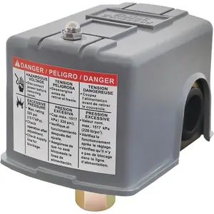 Water Pressure Switch 30-50 PSI Well Pump Auto Electrical Control Adjustable Differential 1/4" Female NPT