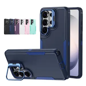 For Samsung Galaxy S26 S25 S24 S23 S22 Lens Stand Case Military-Grade Shockproof 2-in-1 Cover