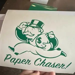 Paper chaser decal Paper chaser decal