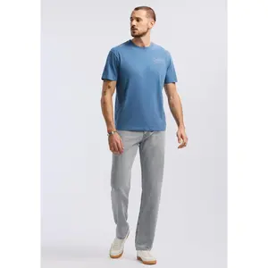 Driven Men's Relaxed Straight Jeans, Grey - BM26084