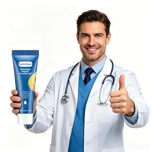 Mild moisturizing skin gel, keeps the skin moist, tightens the skin, cream with gel texture for skin care. Skin care products, without any misleading information.