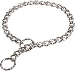Chain Dog Training Choke Collar, 22 in, 3 mm