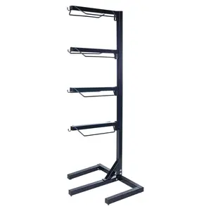 Easy-Up 4 Tier Swivel Saddle Rack with Tack Hooks