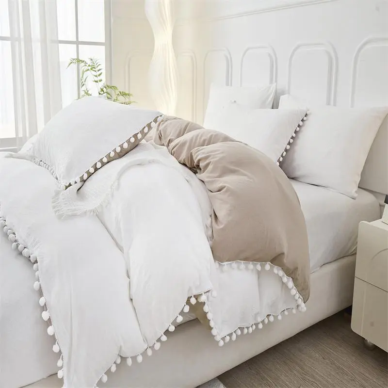 Solid Color Bedding Set (3 Counts/set), 1pc Duvet Cover without Filler & 2pcs Pillowcases, Soft Comfortable Bedding Set for Bedroom, Duvet Cover Sets, Cozy Bedding Set, Comfy Bed Sets