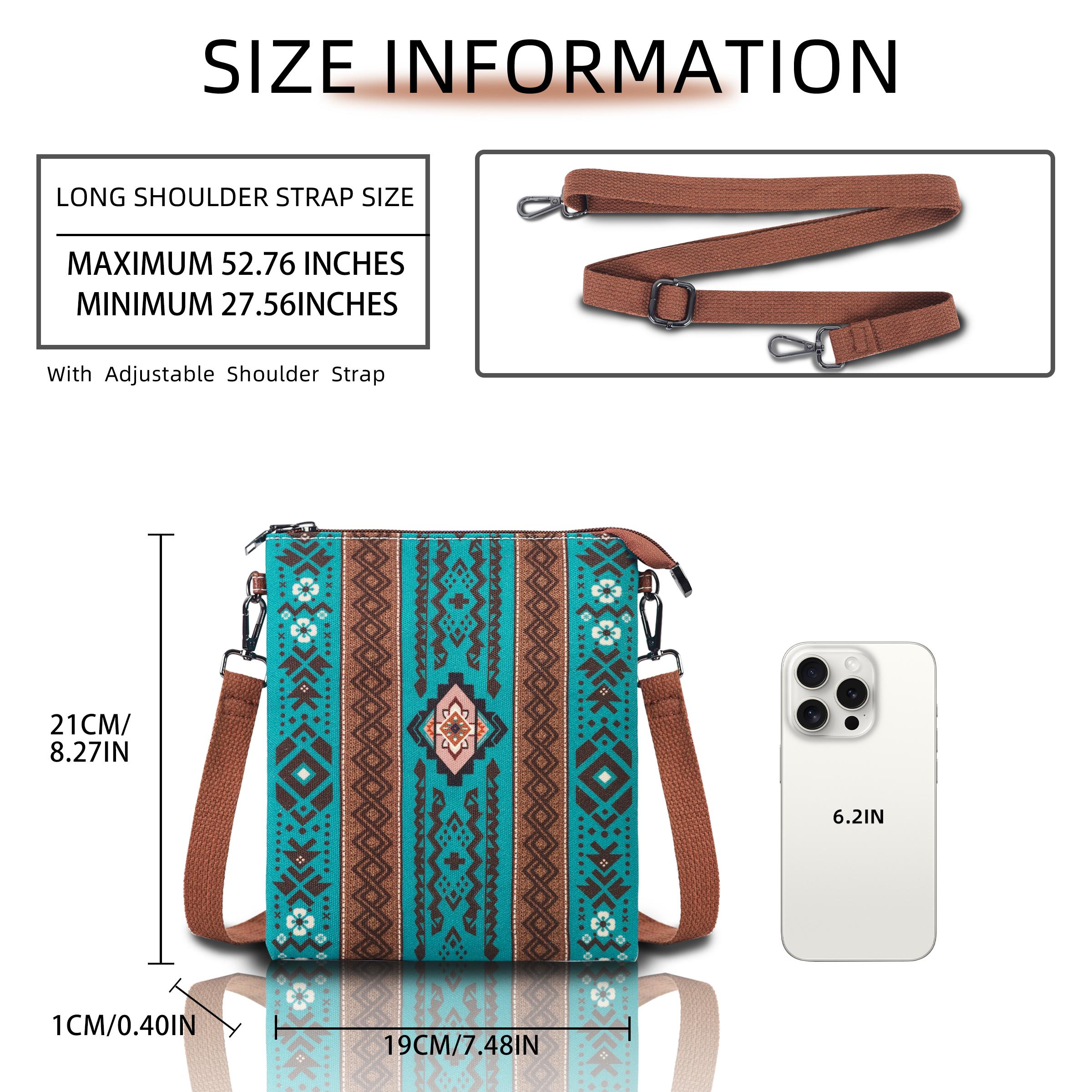 Bohemian Canvas Crossbody Shoulder Bag – Premium Large Tote for Travel & Everyday Carry