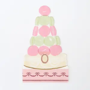 Meri Meri x Ladurée Paris Macaron Pyramid Napkins (x 16)