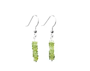 Peridot Chip Gemstone Earrings