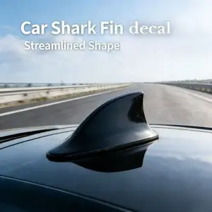2026 New Premium Black Shark Fin Roof Trim Cover, Durable & Weather-Resistant Car Exterior Accessory, Easy Peel-and-Stick Application, Enhances Vehicle Sporty Look, Compatible with Multiple Car Models, Car Accessories