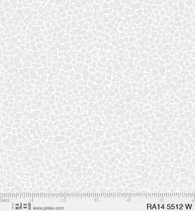 White on White Pebbles  – 43/45" Wide – 100% Cotton – P&B Textiles
