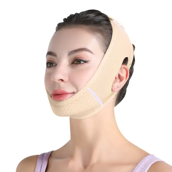 V Shaped Contouring Face Mask Line Shaping Lifting Belt for Enhanced Facial Definition & Skin Repair Daily Use Facelift Wrinkle Reducer