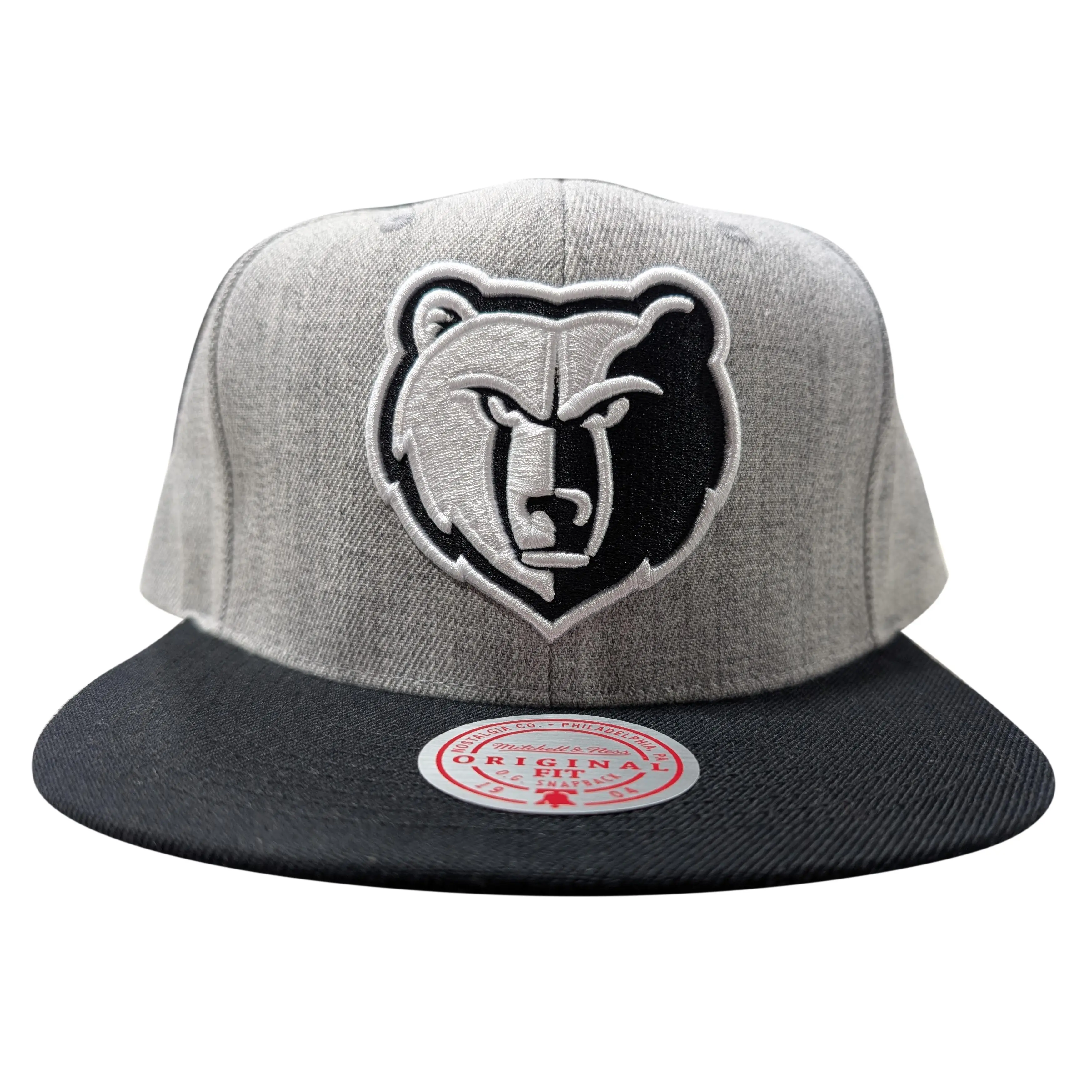 Mitchell & Ness Grey Heather NBA Vancouver Grizzlies Pop Snapback