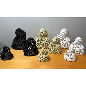 Aquarium Rock Mound | Shrimp Hide | Voronoi Aquarium Decoration