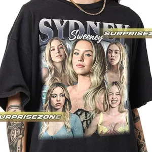Sydney Sweeney Unisex Softstyle Vintage Shirt, Gift For Woman and Man Unisex T-Shirt
