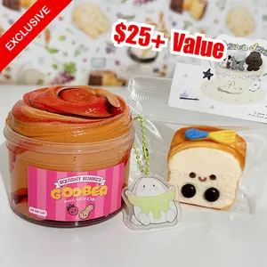 Squishy Bunnii's Taba Slime Buddies! PB&J Slime x Taba Toast Squishy