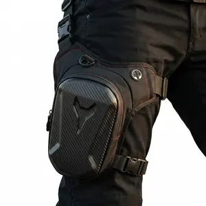 Bike Leg Bag Motorcycle Gear, Men's Waterproof Reflective Rider Bag, Women's Outdoor Sports Crossbody Waist Pack, Delivery Cross Body Bag