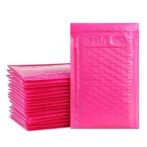 ProLine Pink Poly Bubble Padded Envelopes Self-Sealing Mailers 4X8 (Inner 4x7)