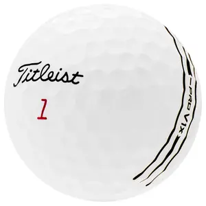 Titleist Pro V1x Left Dash Golf Balls - Enhanced Alignment Pristine 1 Dozen
