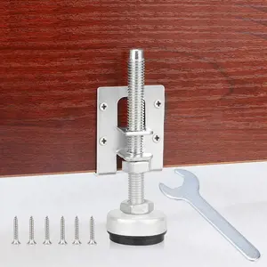 4 Pack Heavy Duty Leveling , Furniture  Adjustable Load Levelers Foot, Furniture Leveler , Leveling Height for Workbench Cabinet Pool Table Bench Machine Cabinet Refrigerator