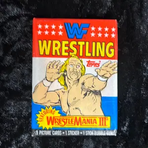 One Pack of 1987 Topps WWF Wrestling Cards