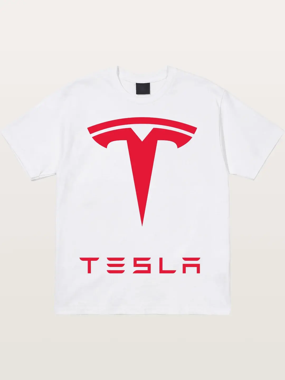 Tesla Red Emblem T-shirt Sweatshirt Hoodie, Car Enthusiast and Fans Gift