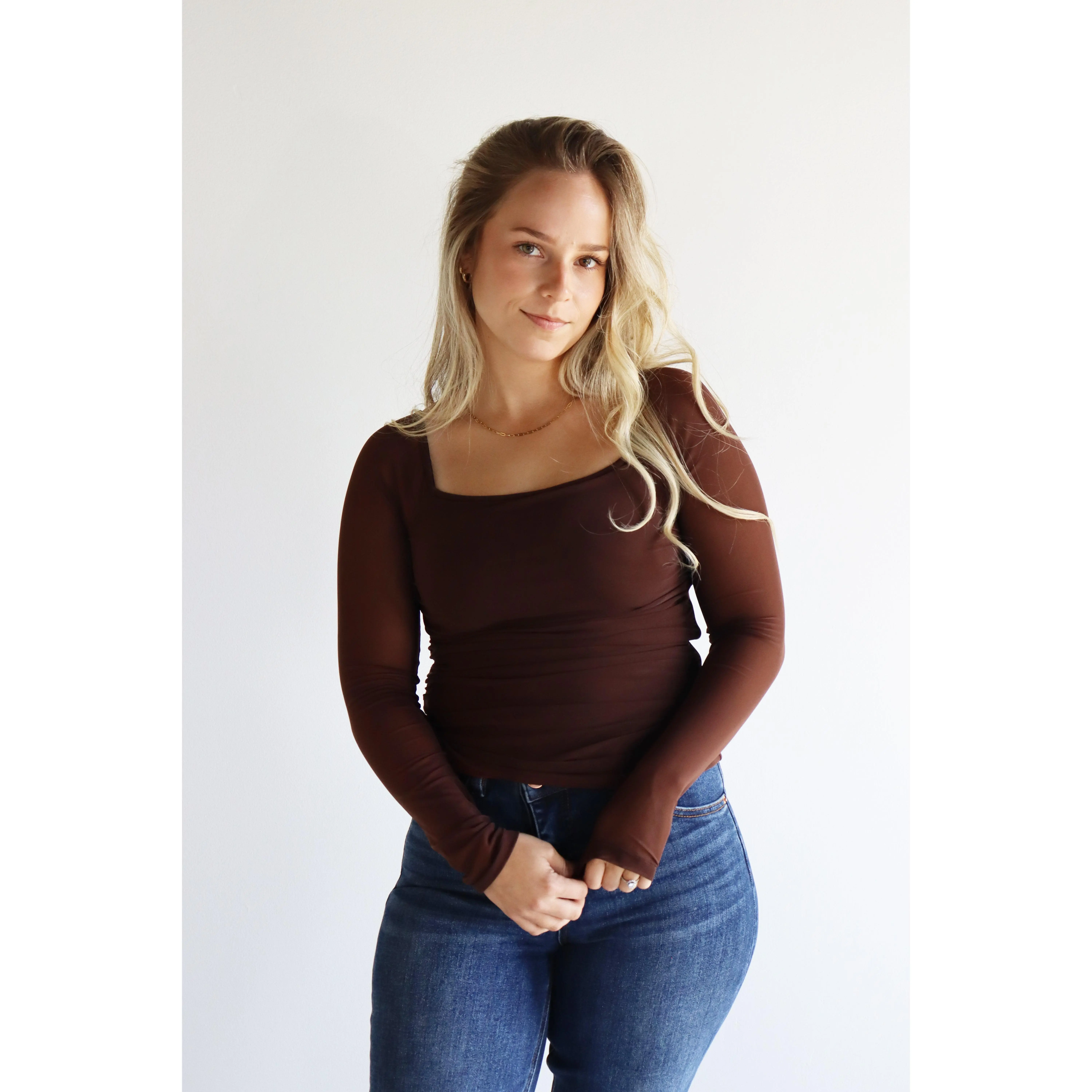 Mesh Long Sleeve Top Mesh Long Sleeve Top