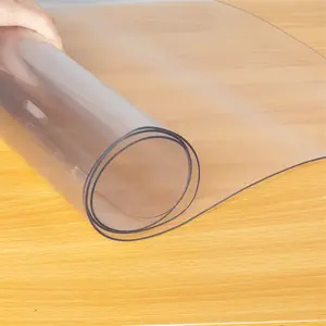 PVC Protective Chair Mat for Hardwood Floors, Furniture Floor Protector Non-Slip Scratch Guard Pad