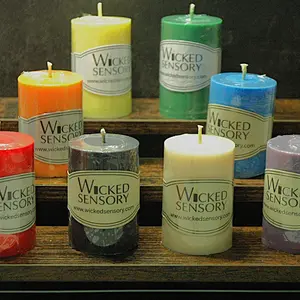 Wicked Sensory Low-Temp Body-Safe Romantic Soy Wax Candle - Low Heat Soy Wax Unscented