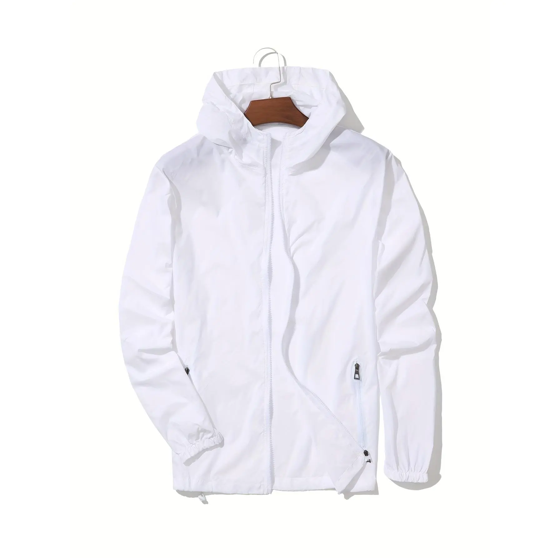 Windproof Breathable Quick-drying Jacket - Men's Outdoor Hooded Windbreaker Fishing Ultrathin Jacket For Spring