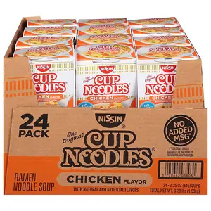 Nissin Cup Noodles, Chicken Flavor 2.25 oz., 24 ct. Food Instant Nissin Cup Noodles, Chicken Flavor 2.25 oz., 24 ct. Food Instant
