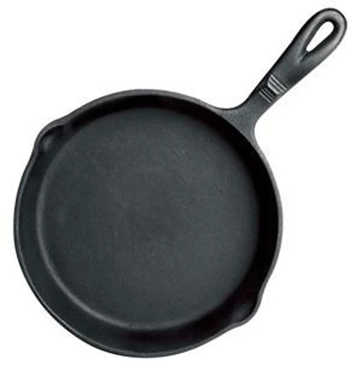 8 in. Pre-Seasoned Non-Stick Cast Iron Skillet, Black