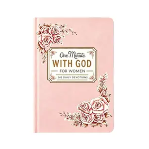 One Minute with God for Women, 365 Days Devotional Journal, Portable Daily Reflections Notebook, Simplified Bible for Women and Beginners, Perfect Gift for Holidays, Birthdays, Christmas & New Year, Self-Improvement Journal
