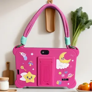 Tablet 7 Inches, Android 12, Dual Camera, Quad Core, 16GB Storage, WiFi & Bluetooth-compatible, Shockproof Case, Ideal for Kids 2-13 Years